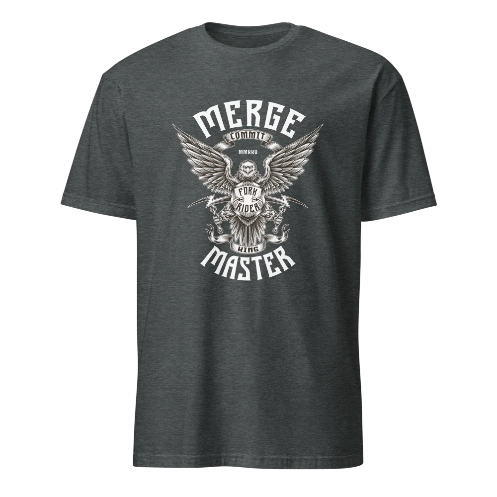 Camiseta programador git | Merge Master, Commit King - Kokecraft